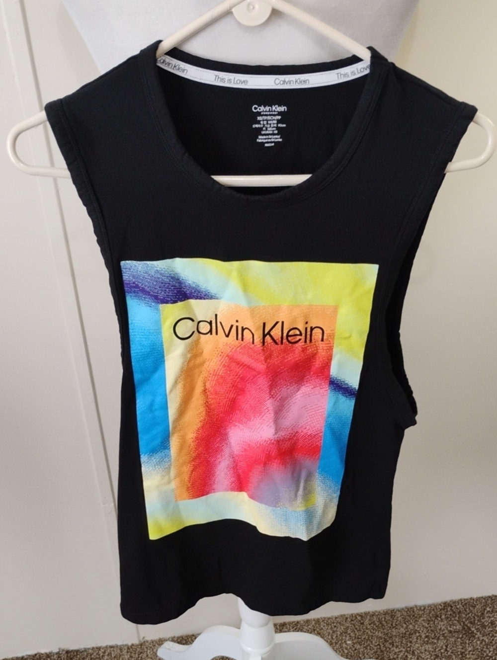 Mens Calvin Klein Graphic Tank Top